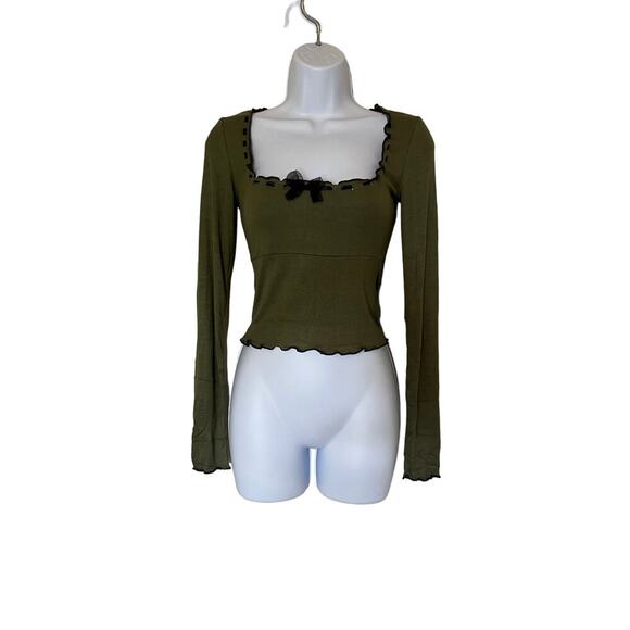 Out From Under Sweet Dreams Long Sleeve Top Size Small Urban Outfitters - Picture 6 of 7